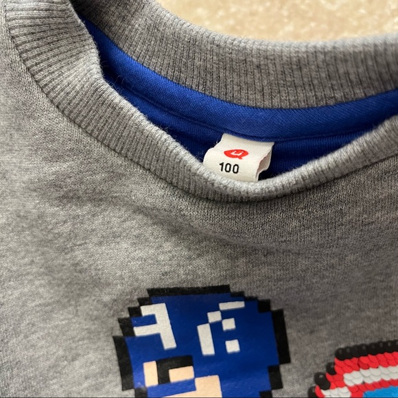 Marvel Captain America Sweatshirt Toddler Size 3 Years Flip-Sequin Shield Cotton - Picture 5 of 9